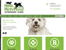 Tablet Screenshot of nrvetclinic.com